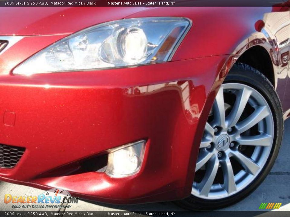 2006 Lexus IS 250 AWD Matador Red Mica / Black Photo #3