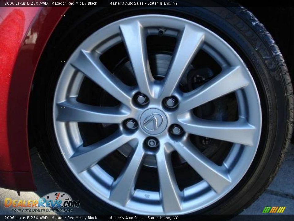 2006 Lexus IS 250 AWD Matador Red Mica / Black Photo #4