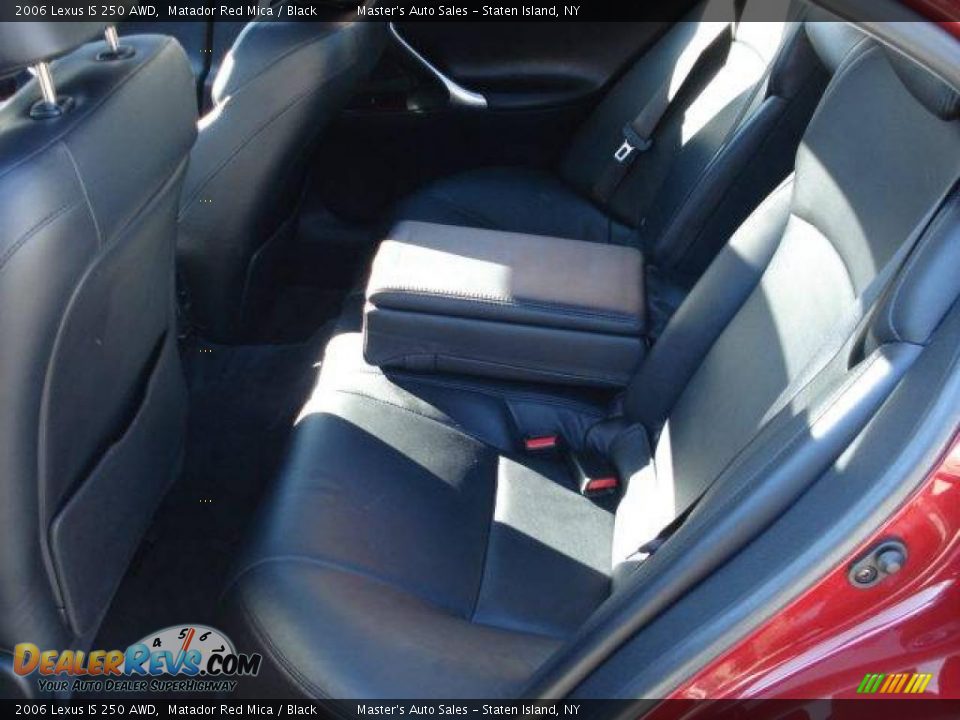 2006 Lexus IS 250 AWD Matador Red Mica / Black Photo #16