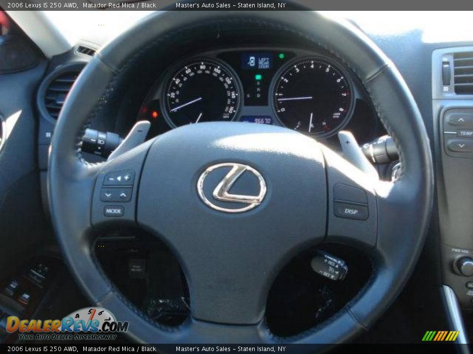 2006 Lexus IS 250 AWD Matador Red Mica / Black Photo #18