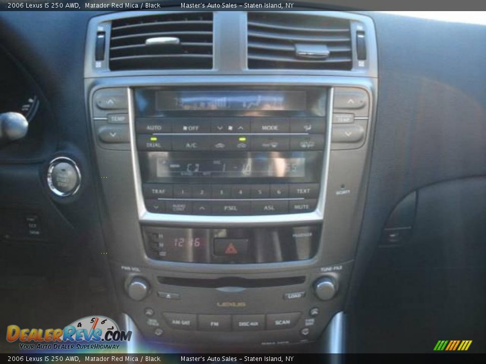 2006 Lexus IS 250 AWD Matador Red Mica / Black Photo #19