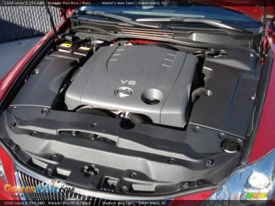 2006 Lexus IS 250 AWD Matador Red Mica / Black Photo #27