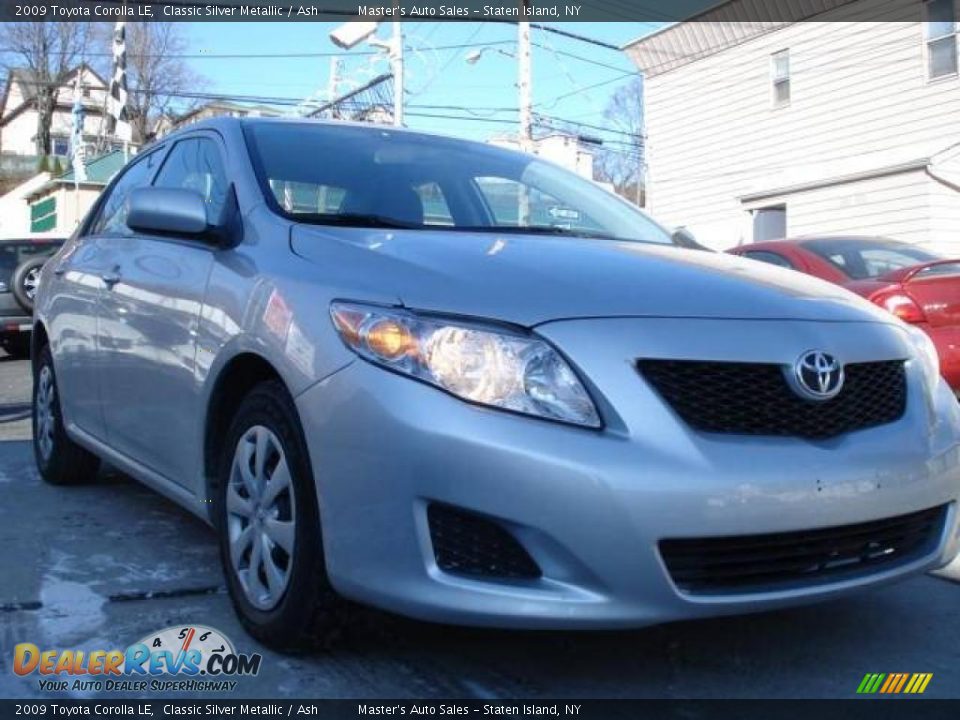 2009 Toyota Corolla LE Classic Silver Metallic / Ash Photo #4
