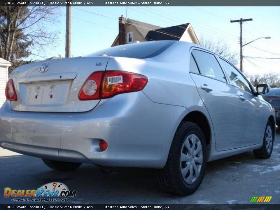 2009 Toyota Corolla LE Classic Silver Metallic / Ash Photo #5
