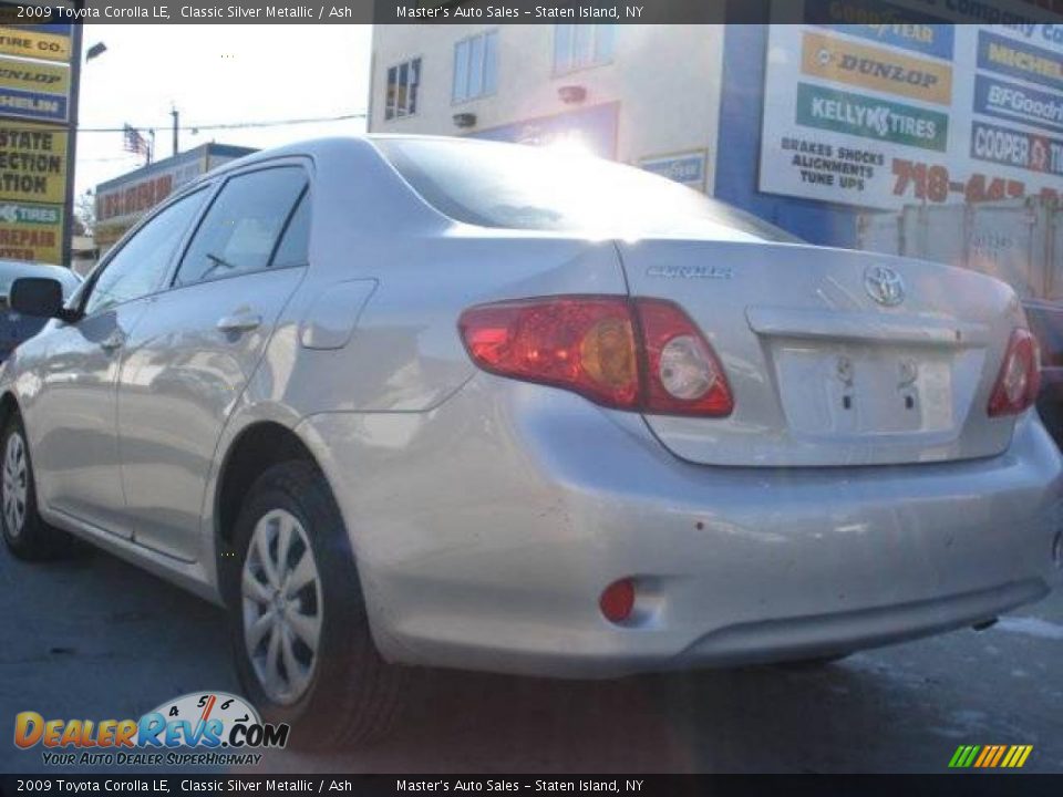 2009 Toyota Corolla LE Classic Silver Metallic / Ash Photo #6