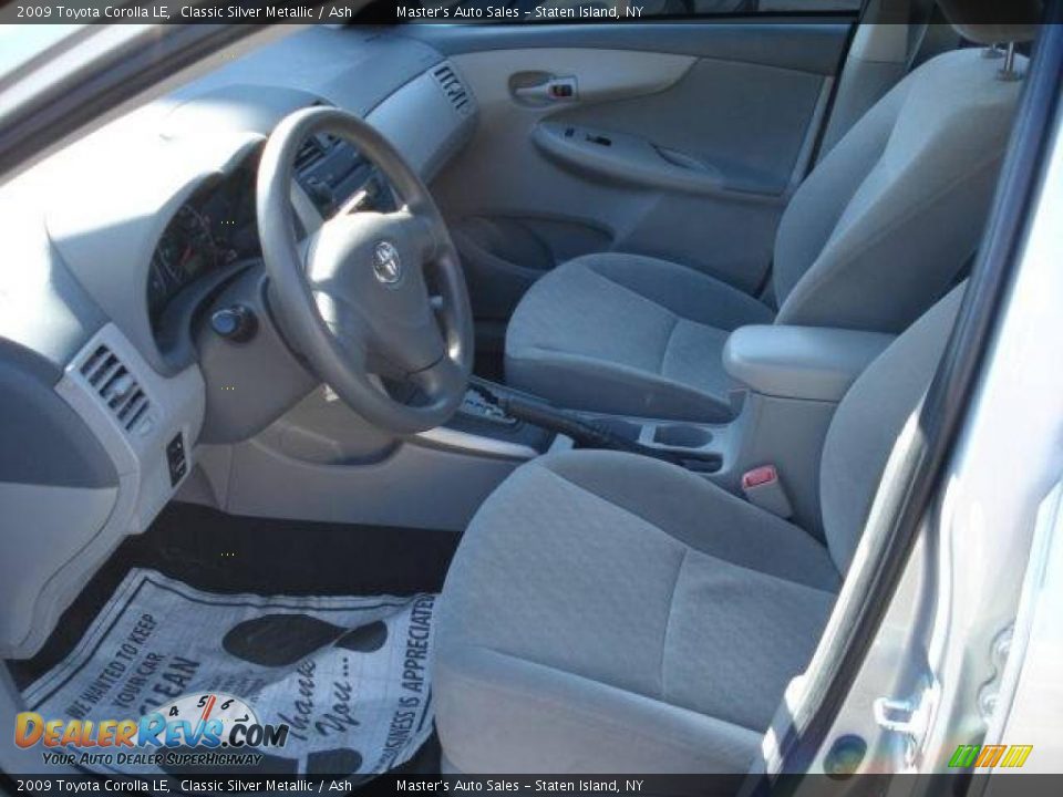 2009 Toyota Corolla LE Classic Silver Metallic / Ash Photo #10