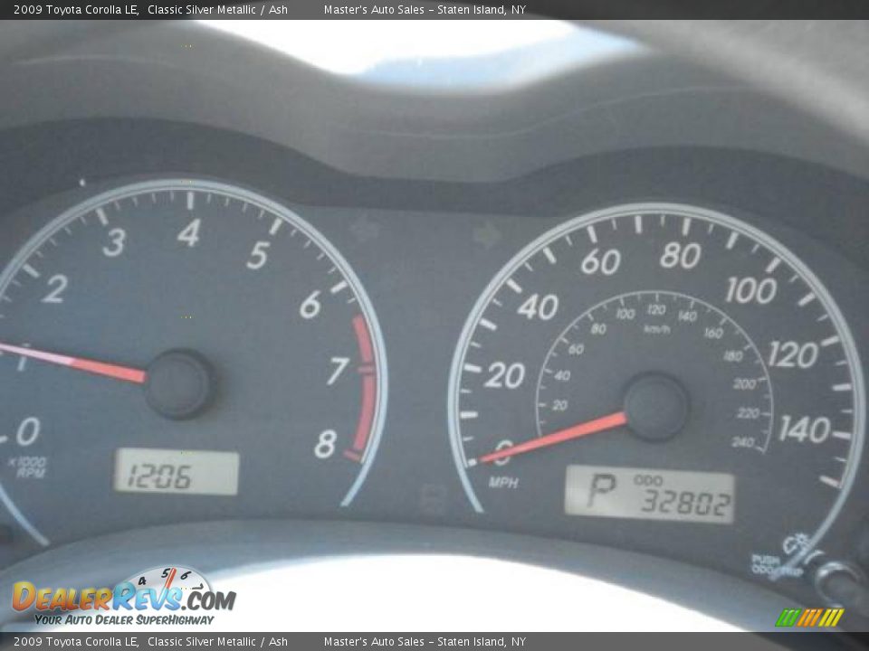 2009 Toyota Corolla LE Classic Silver Metallic / Ash Photo #12