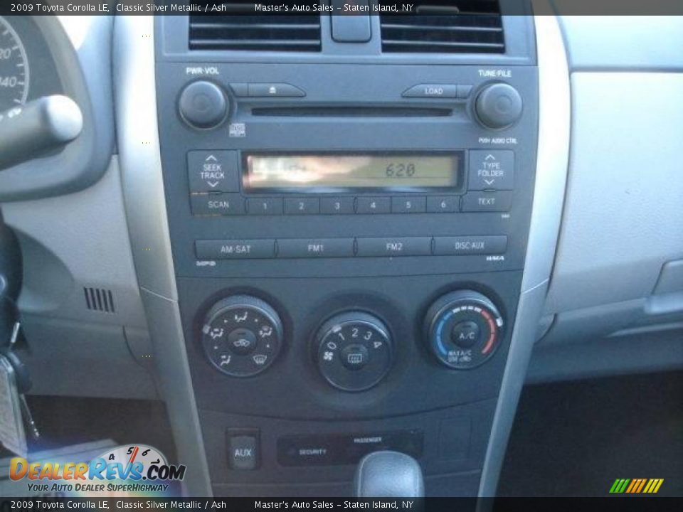 2009 Toyota Corolla LE Classic Silver Metallic / Ash Photo #13