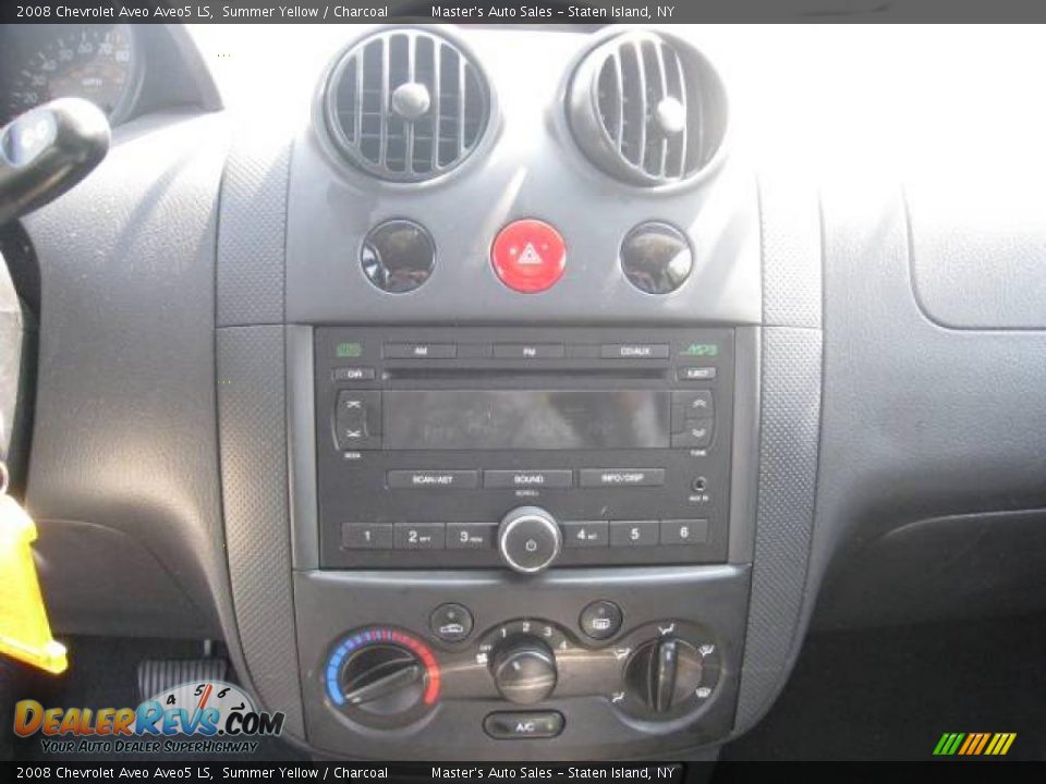 2008 Chevrolet Aveo Aveo5 LS Summer Yellow / Charcoal Photo #11