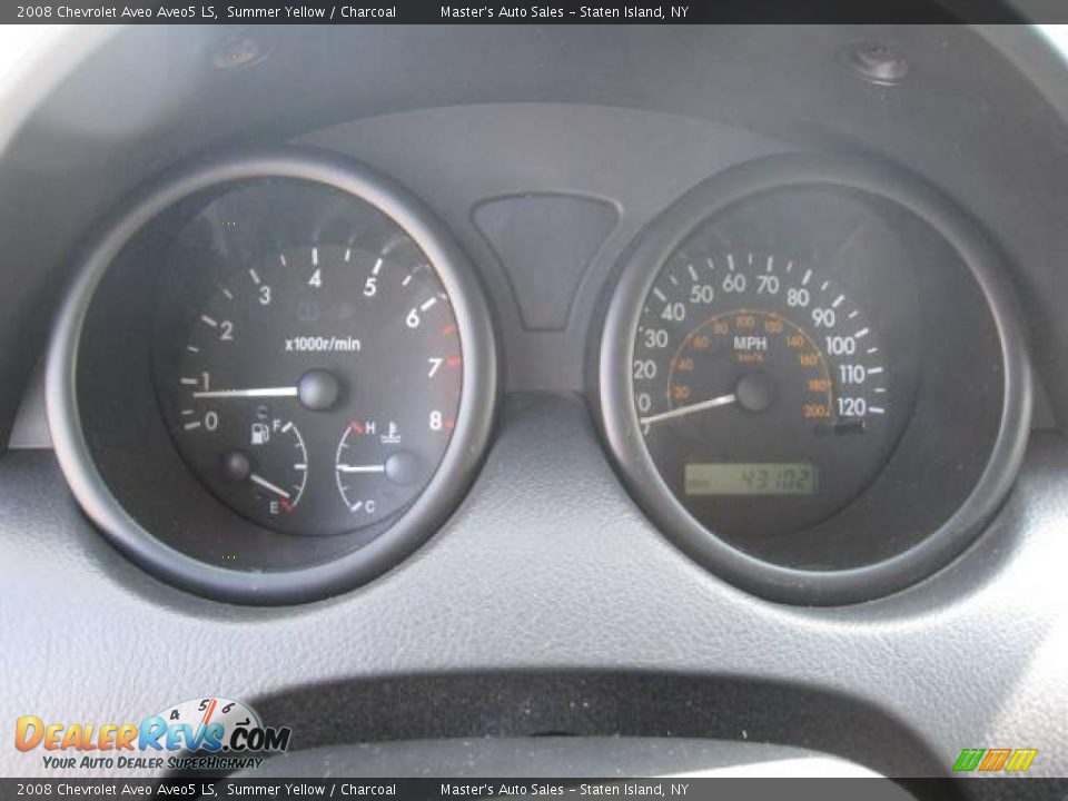2008 Chevrolet Aveo Aveo5 LS Summer Yellow / Charcoal Photo #12