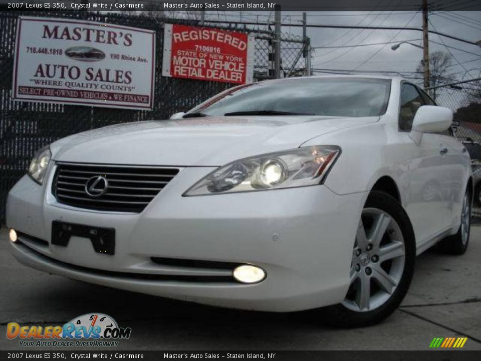 2007 Lexus ES 350 Crystal White / Cashmere Photo #1