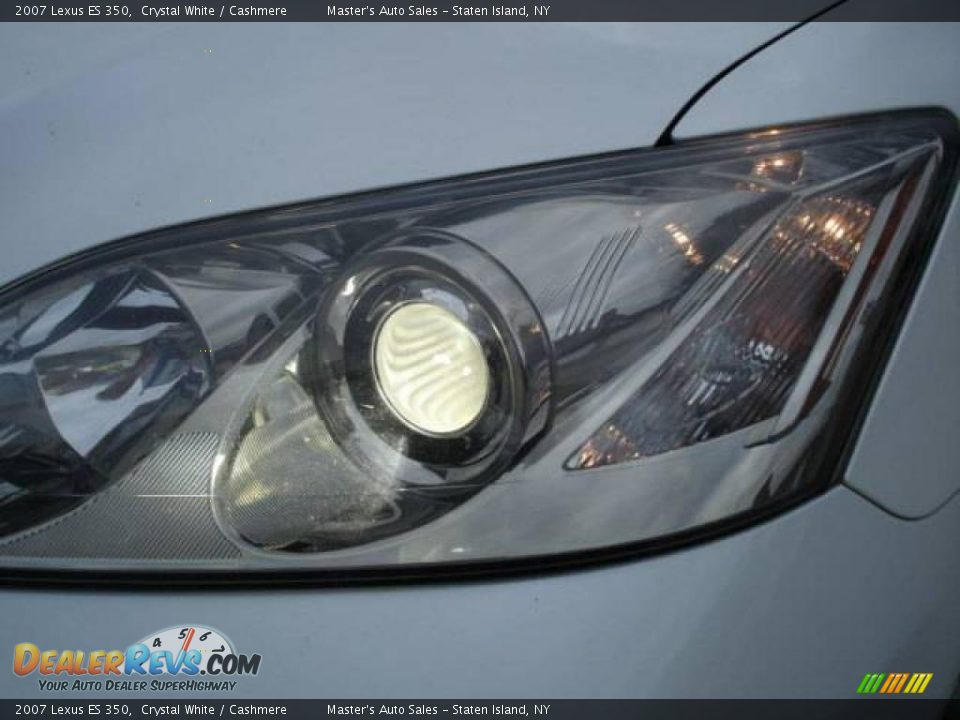 2007 Lexus ES 350 Crystal White / Cashmere Photo #3