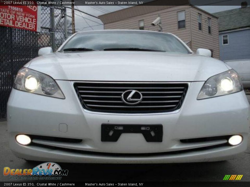 2007 Lexus ES 350 Crystal White / Cashmere Photo #4