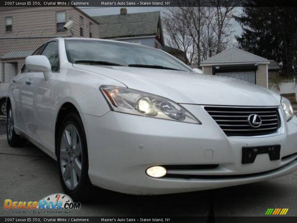 2007 Lexus ES 350 Crystal White / Cashmere Photo #5