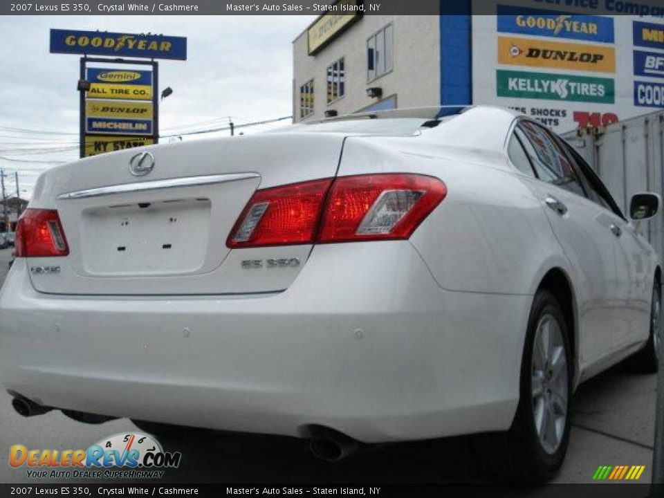 2007 Lexus ES 350 Crystal White / Cashmere Photo #6