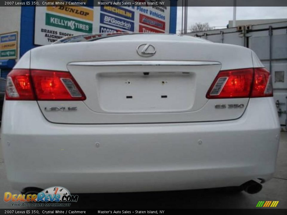 2007 Lexus ES 350 Crystal White / Cashmere Photo #7