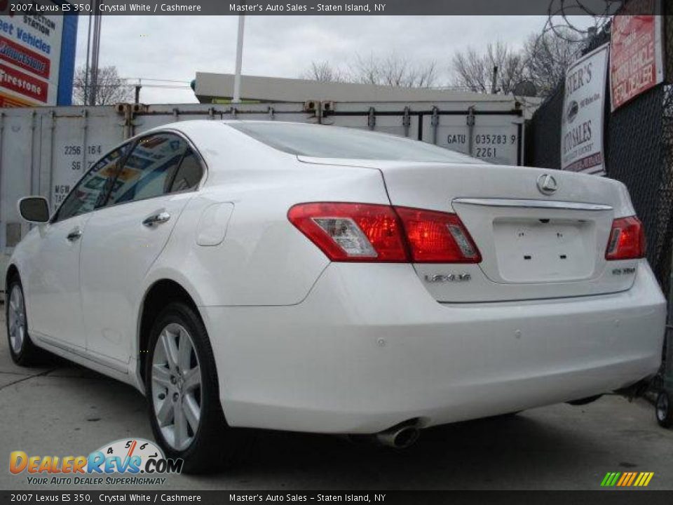 2007 Lexus ES 350 Crystal White / Cashmere Photo #8