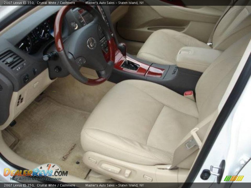 2007 Lexus ES 350 Crystal White / Cashmere Photo #9
