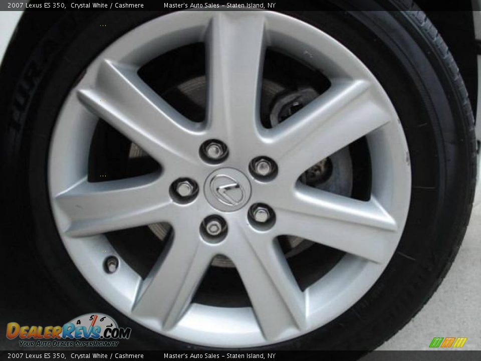2007 Lexus ES 350 Crystal White / Cashmere Photo #10