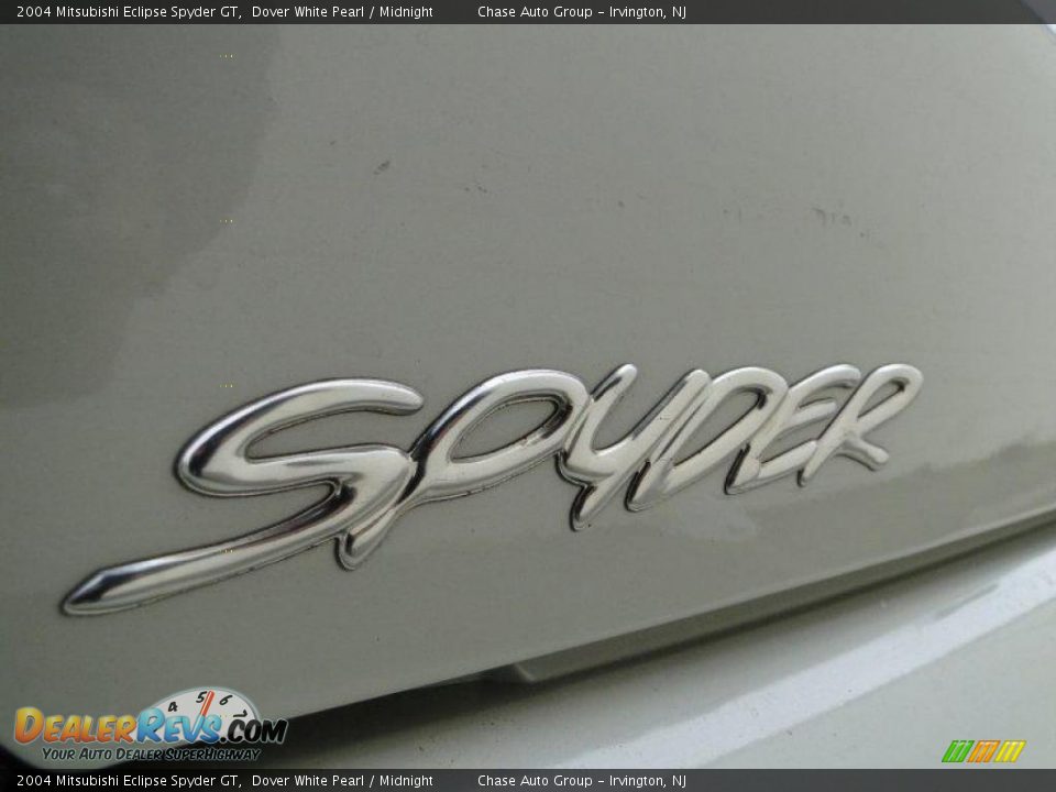 2004 Mitsubishi Eclipse Spyder GT Dover White Pearl / Midnight Photo #10
