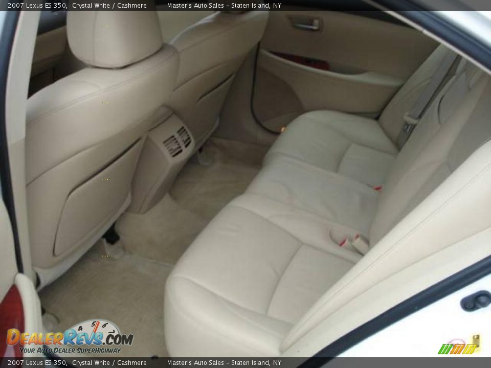 2007 Lexus ES 350 Crystal White / Cashmere Photo #12