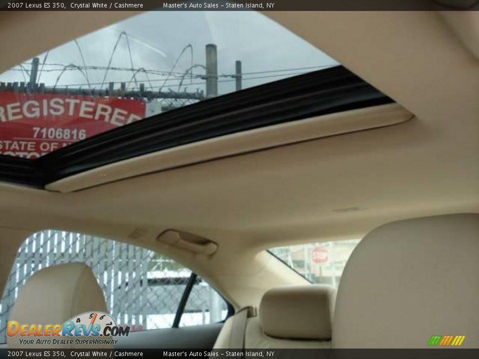 2007 Lexus ES 350 Crystal White / Cashmere Photo #14