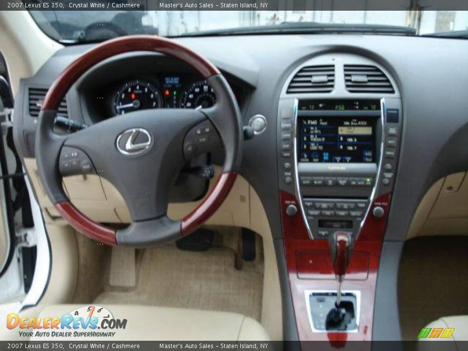 2007 Lexus ES 350 Crystal White / Cashmere Photo #15