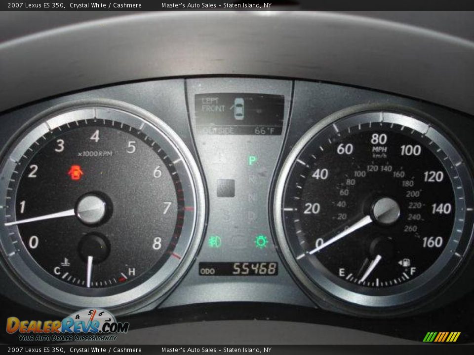 2007 Lexus ES 350 Crystal White / Cashmere Photo #16
