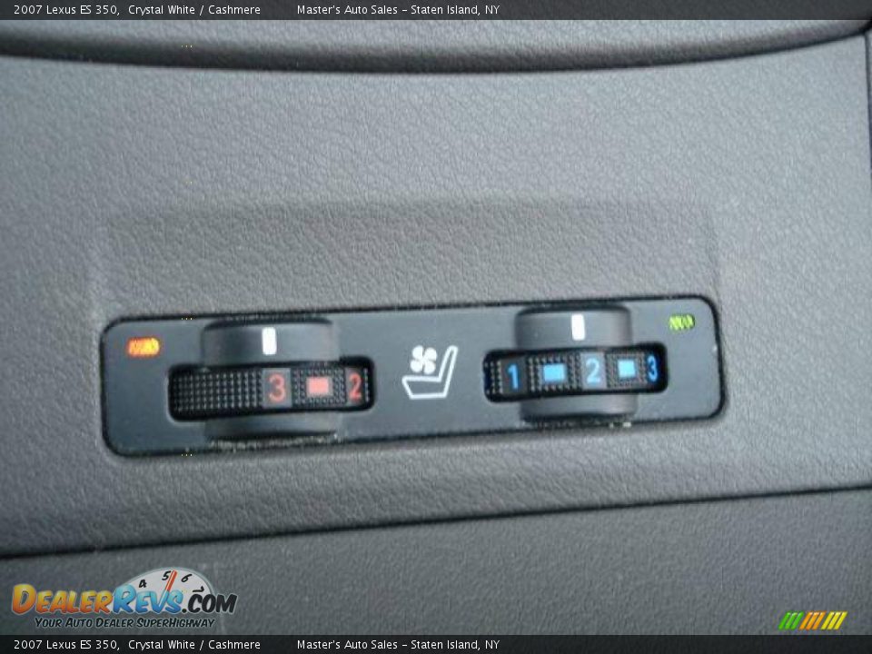 2007 Lexus ES 350 Crystal White / Cashmere Photo #18