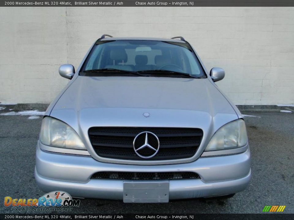 2000 Mercedes-Benz ML 320 4Matic Brilliant Silver Metallic / Ash Photo #4