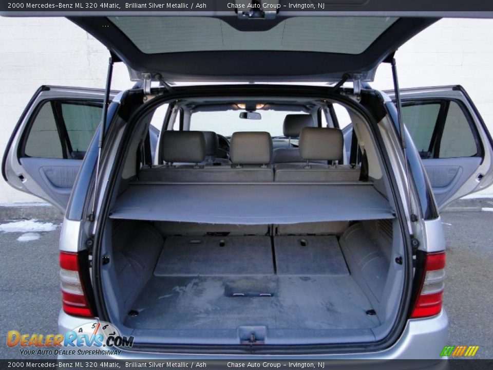 2000 Mercedes-Benz ML 320 4Matic Brilliant Silver Metallic / Ash Photo #26