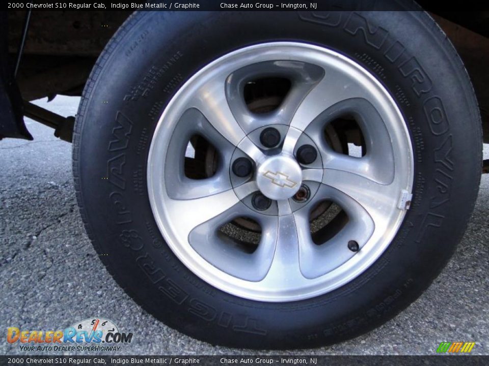 2000 Chevrolet S10 Regular Cab Indigo Blue Metallic / Graphite Photo #6