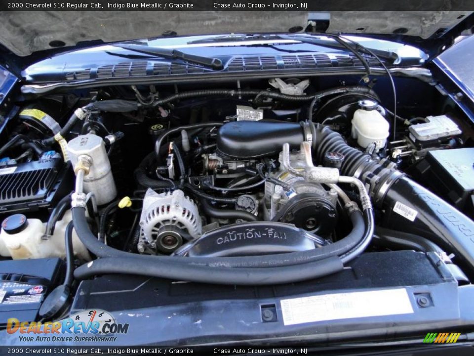2000 Chevrolet S10 Regular Cab Indigo Blue Metallic / Graphite Photo #12