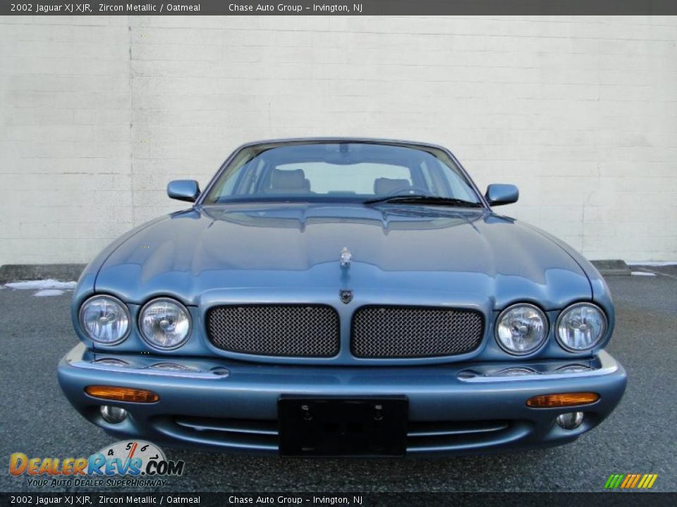 2002 Jaguar XJ XJR Zircon Metallic / Oatmeal Photo #4