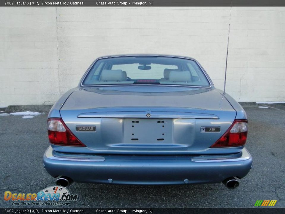 2002 Jaguar XJ XJR Zircon Metallic / Oatmeal Photo #7