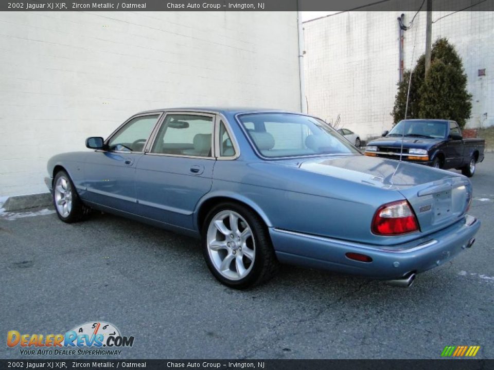 2002 Jaguar XJ XJR Zircon Metallic / Oatmeal Photo #8