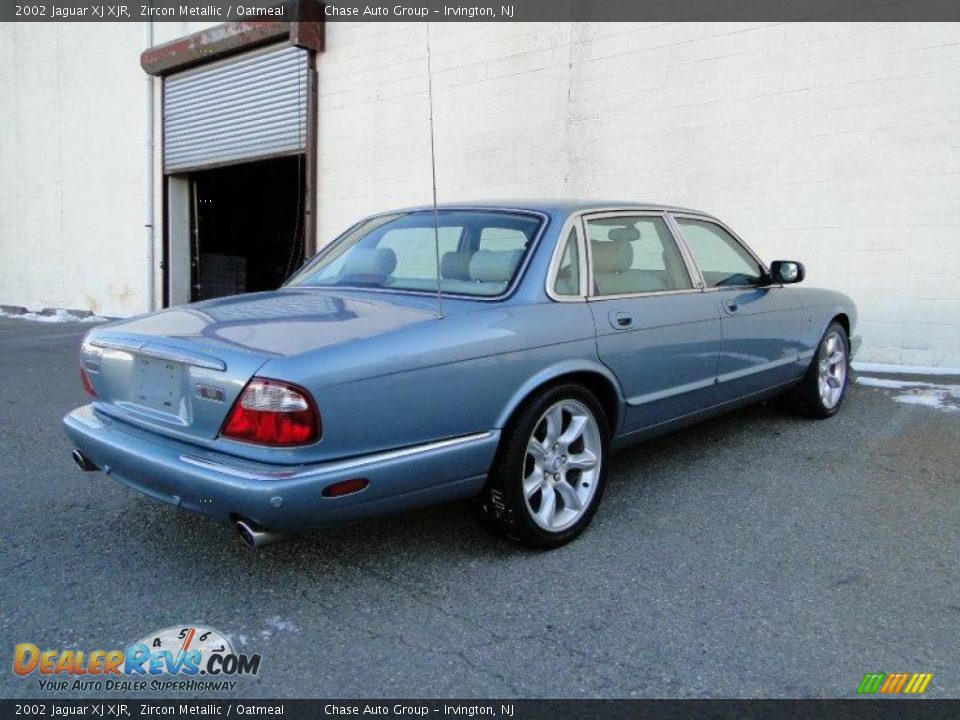 2002 Jaguar XJ XJR Zircon Metallic / Oatmeal Photo #9