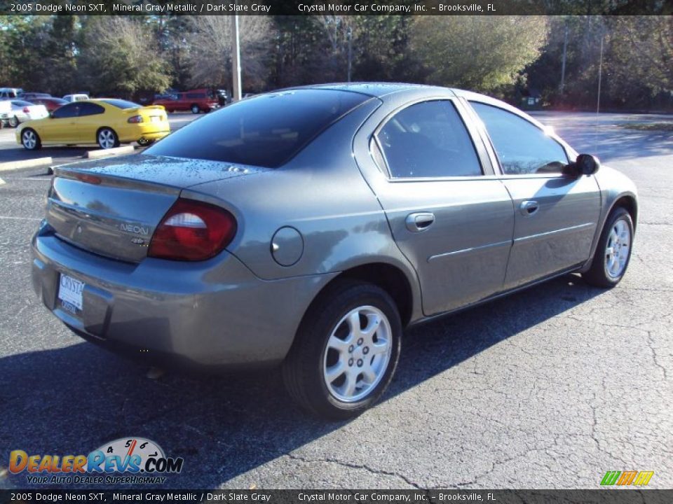 2005 Dodge Neon SXT Mineral Gray Metallic / Dark Slate Gray Photo #8
