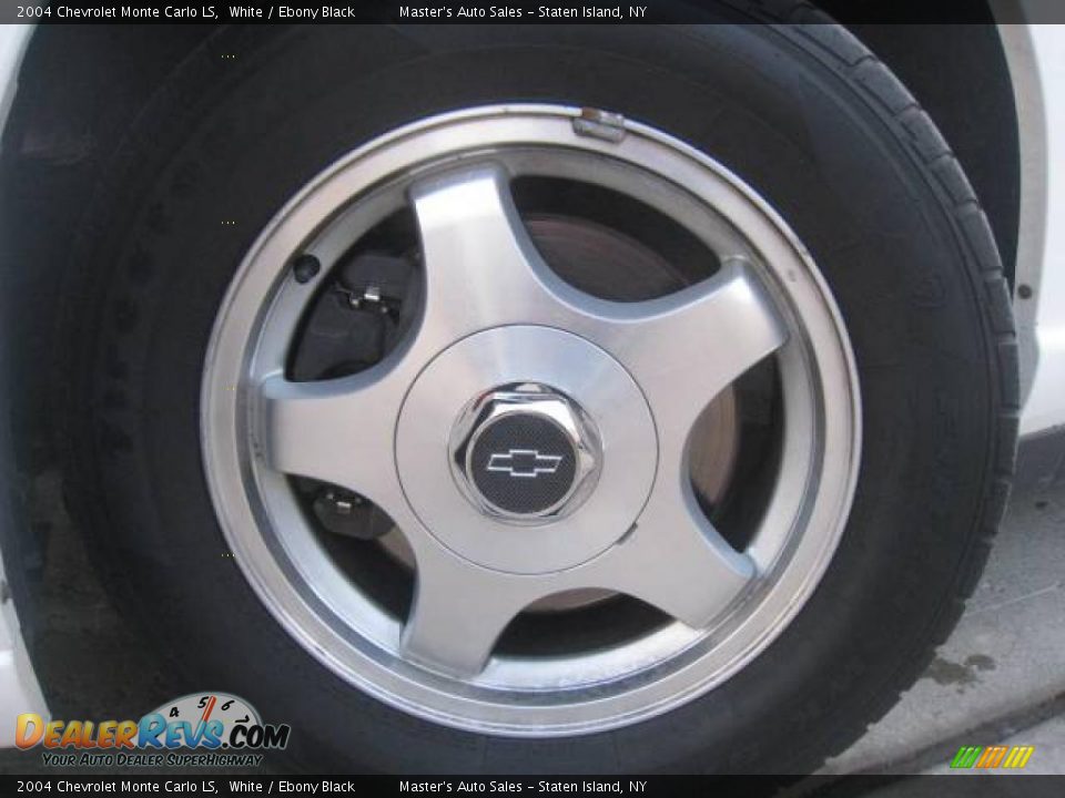 2004 Chevrolet Monte Carlo LS White / Ebony Black Photo #3