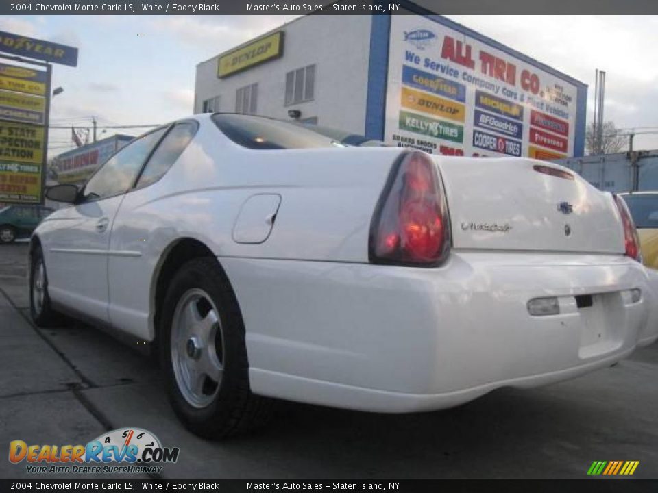 2004 Chevrolet Monte Carlo LS White / Ebony Black Photo #6