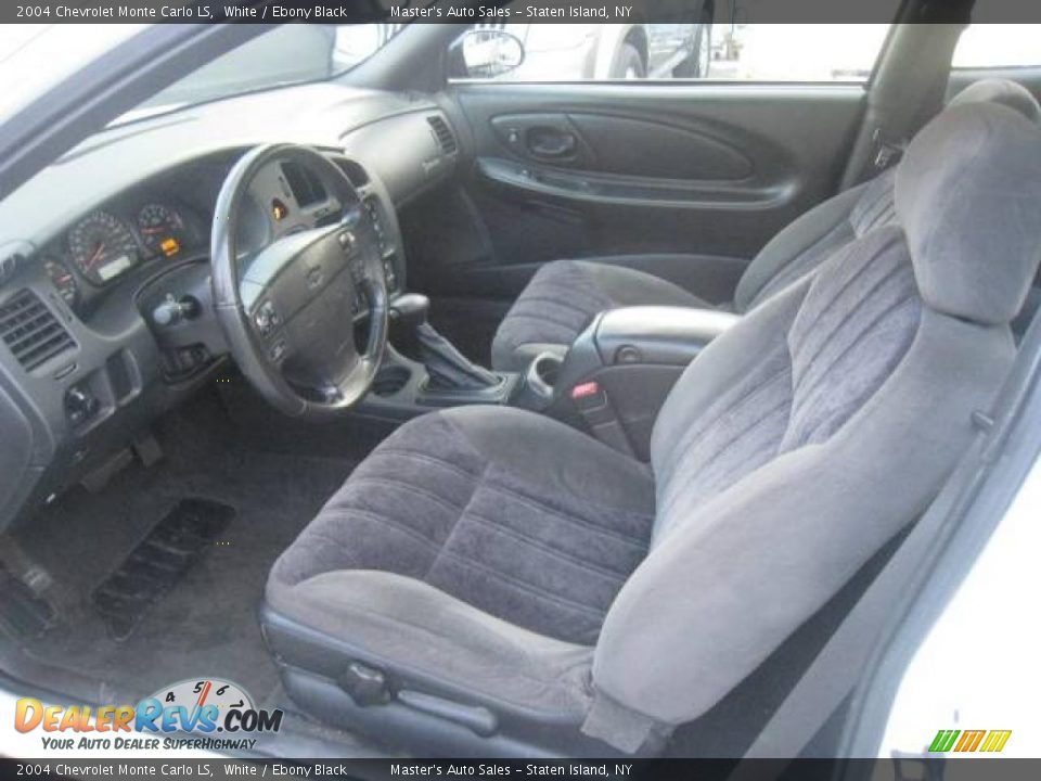 2004 Chevrolet Monte Carlo LS White / Ebony Black Photo #10