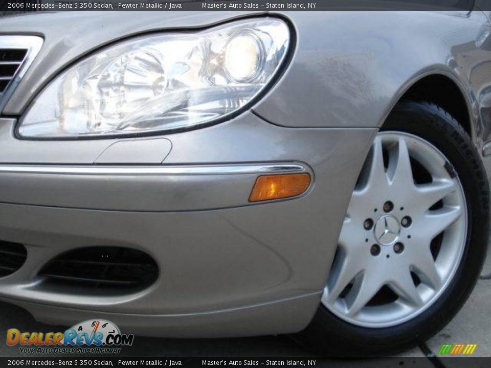 2006 Mercedes-Benz S 350 Sedan Pewter Metallic / Java Photo #2