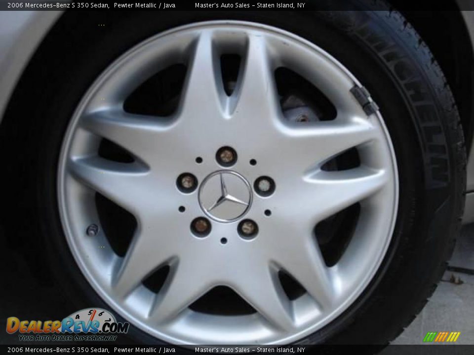 2006 Mercedes-Benz S 350 Sedan Pewter Metallic / Java Photo #4