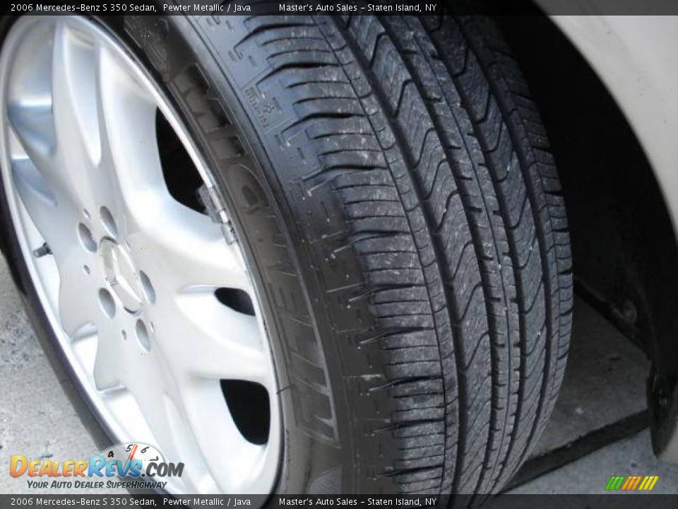 2006 Mercedes-Benz S 350 Sedan Pewter Metallic / Java Photo #5