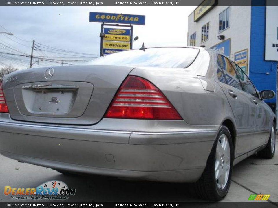 2006 Mercedes-Benz S 350 Sedan Pewter Metallic / Java Photo #7