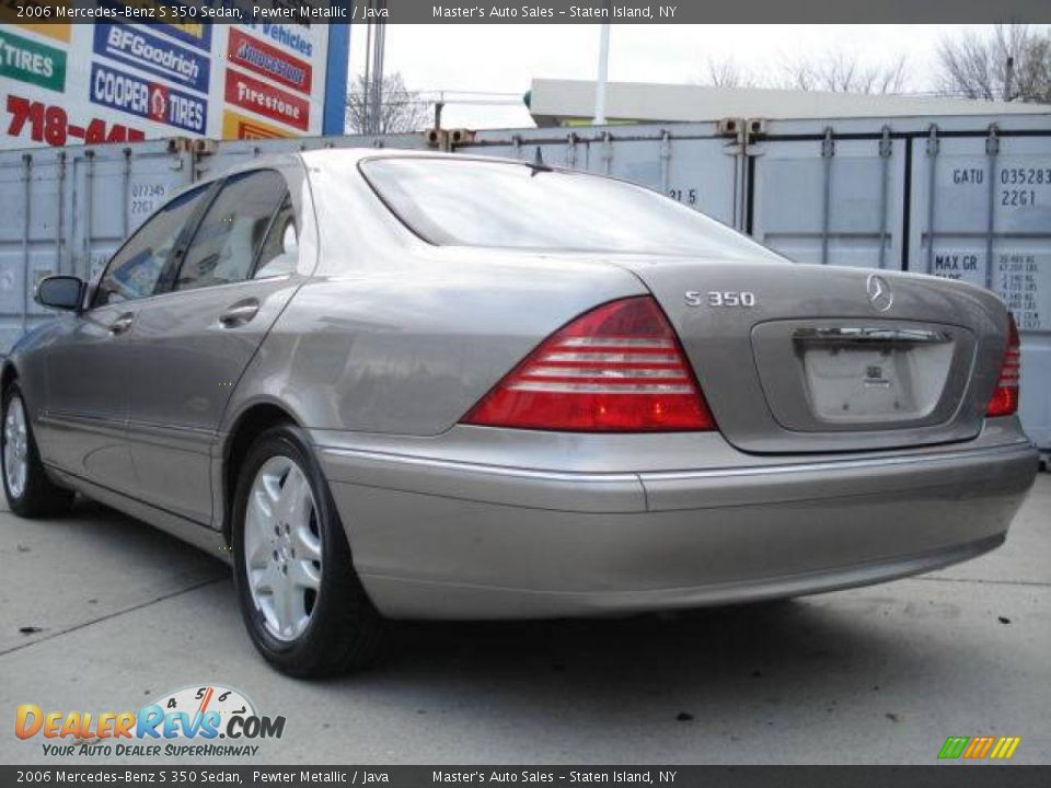 2006 Mercedes-Benz S 350 Sedan Pewter Metallic / Java Photo #8