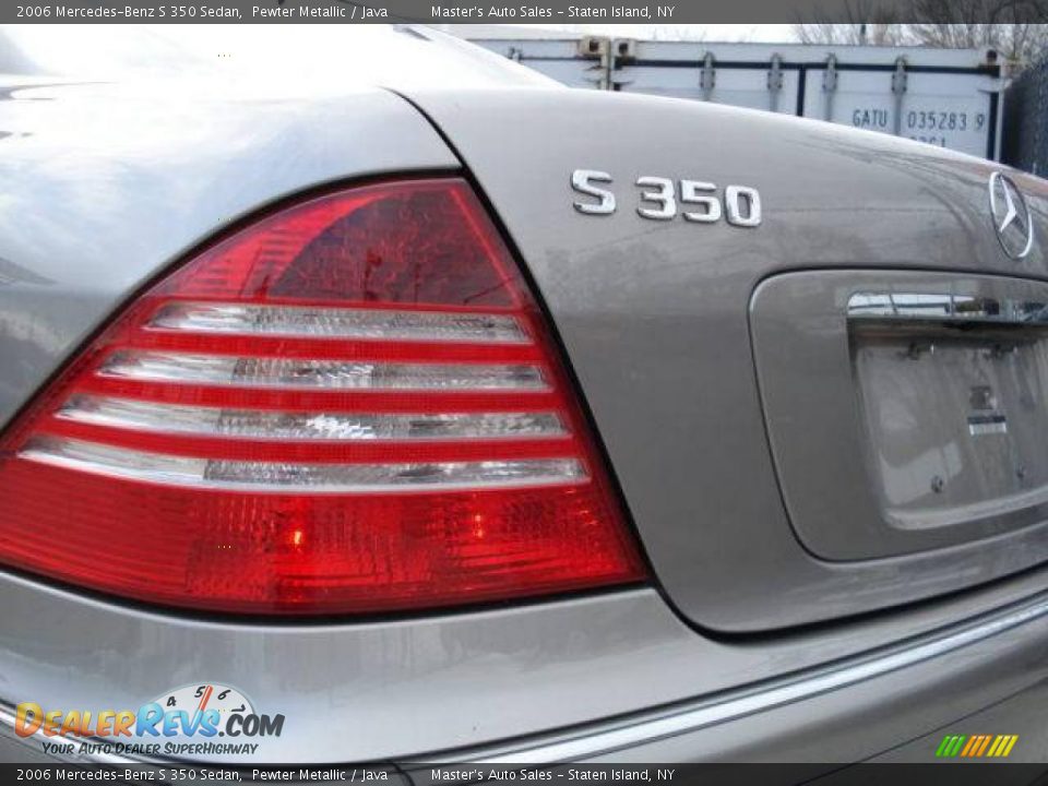 2006 Mercedes-Benz S 350 Sedan Pewter Metallic / Java Photo #9