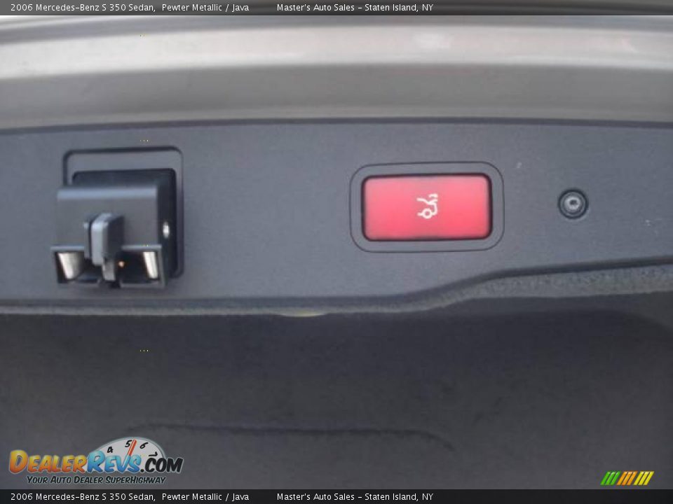2006 Mercedes-Benz S 350 Sedan Pewter Metallic / Java Photo #10