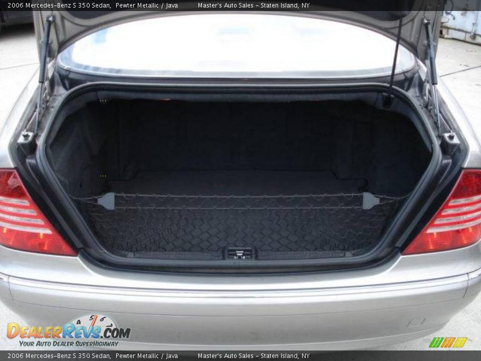 2006 Mercedes-Benz S 350 Sedan Pewter Metallic / Java Photo #11