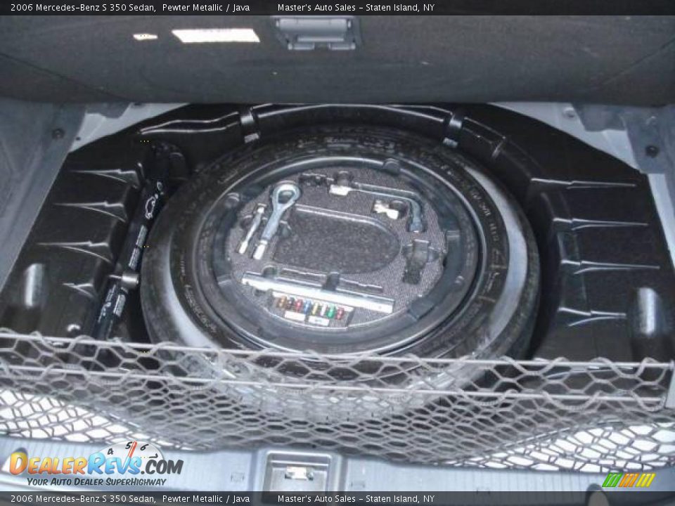 2006 Mercedes-Benz S 350 Sedan Pewter Metallic / Java Photo #12